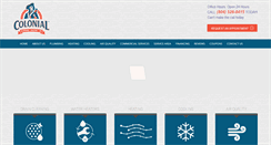 Desktop Screenshot of colonialplumbing.com